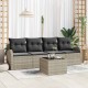 Sonata H Градински Софа Комплект 5 pcs Светлосиво 55 x 55 x 37 см