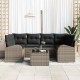 Sonata H Градински Софа Комплект 7 pcs Сив 55 x 55 x 37 см Полиратан
