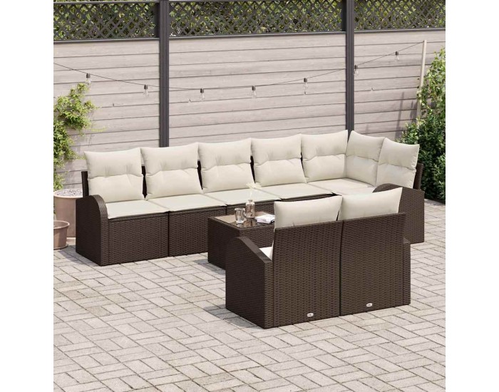 Sonata H Градински Софа Комплект 9 pcs 289 x 124 x 85 см Полиратан