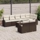 Sonata H Градински Софа Комплект 9 pcs 289 x 124 x 85 см Полиратан