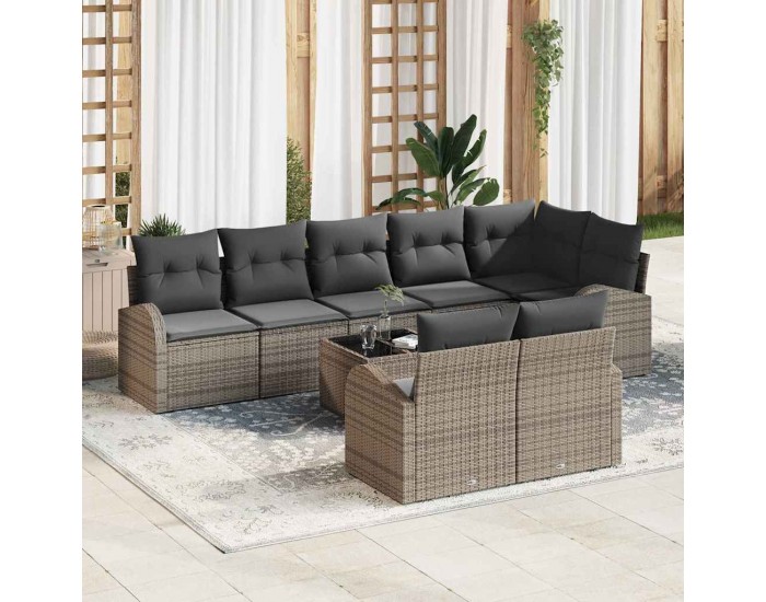 Sonata H Градински Софа Комплект 9 pcs 289 x 124 x 85 см Полиратан