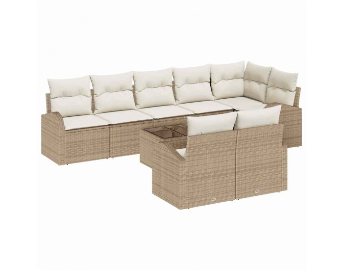 Sonata H Градински Софа Комплект 9 pcs 289 x 124 x 85 см Полиратан