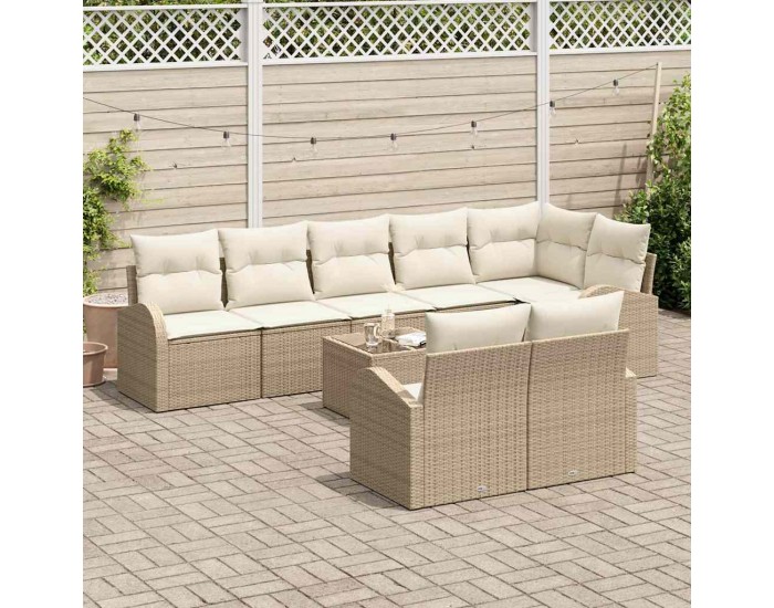 Sonata H Градински Софа Комплект 9 pcs 289 x 124 x 85 см Полиратан