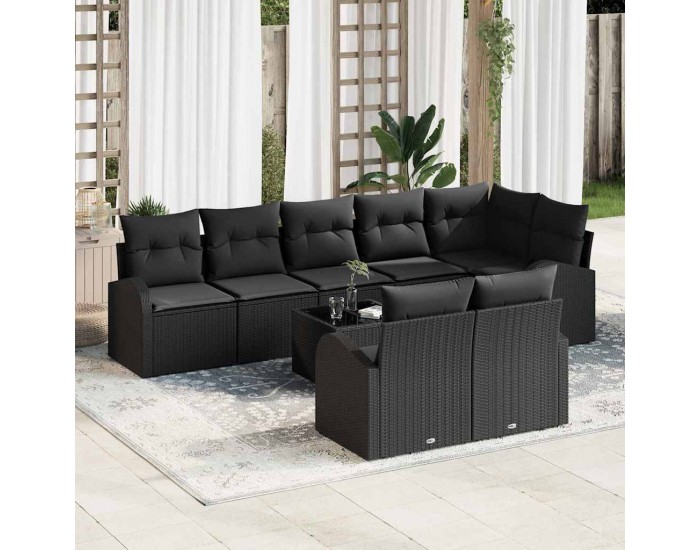 Sonata H Градински Софа Комплект 9 pcs 289 x 124 x 85 см Полиратан