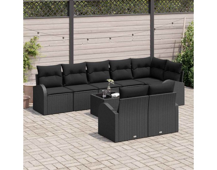 Sonata H Градински Софа Комплект 9 pcs 289 x 124 x 85 см Полиратан