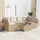 Sonata H Градински Софа Комплект 7 pcs Бежов и кремав 55 x 55 x 37 см