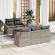 Sonata H Градински Софа Комплект 6 pcs Светлосиво 55 x 55 x 37 см