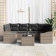 Sonata H Градински Софа Комплект с възглавница 7 pcs Сив 55 x 55 x 37 см