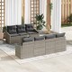 Sonata H Градински Софа Комплект 8 pcs Светлосиво 55 x 55 x 37 см