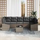 Sonata H Градински Софа Комплект с възглавница 8 pcs Сив 55 x 55 x 37 см