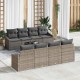 Sonata H Градински Софа Комплект с възглавница 9 pcs Сив 55 x 55 x 37 см