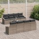 Sonata H Градински Софа Комплект с възглавница 9 pcs Сив 55 x 55 x 37 см