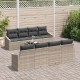 Sonata H Градински Софа Комплект 9 pcs Светлосиво 55 x 55 x 37 см