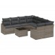 Sonata H Градински Софа Комплект с възглавница 9 pcs Сив 55 x 55 x 37 см