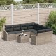 Sonata H Градински Софа Комплект 9 pcs Светлосиво 55 x 55 x 37 см