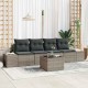 Sonata H Градински Софа Комплект с възглавница 5 pcs Сив 55 x 55 x 37 см