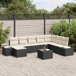 Sonata H Градински Софа Комплект 9 pcs 319 x 209 x 85 см Полиратан - Canapele și bănci de grădină