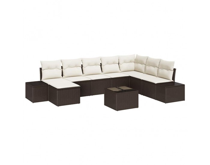 Sonata H Градински Софа Комплект 9 pcs 319 x 209 x 85 см Полиратан