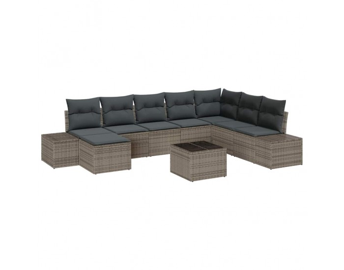 Sonata H Градински Софа Комплект 9 pcs 319 x 209 x 85 см Полиратан
