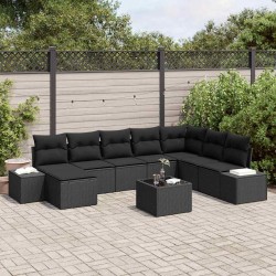 Sonata H Градински Софа Комплект 9 pcs 319 x 209 x 85 см Полиратан - Canapele și bănci de grădină