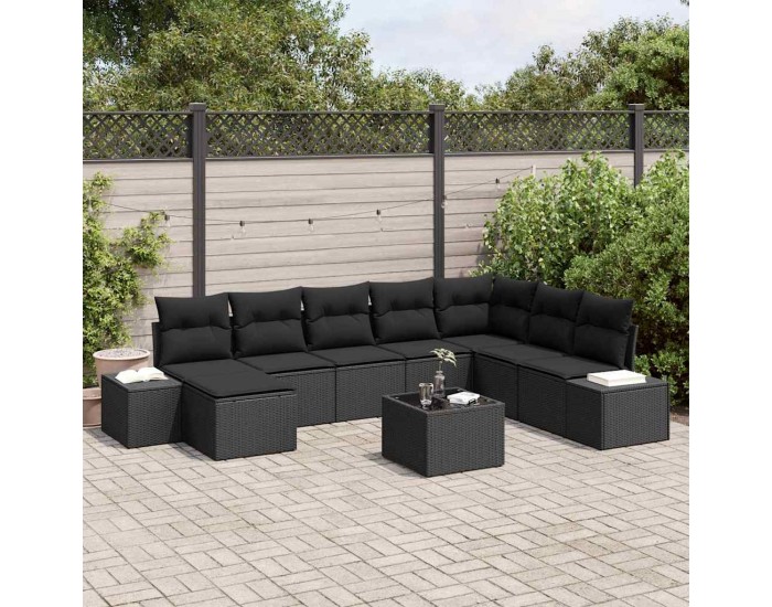 Sonata H Градински Софа Комплект 9 pcs 319 x 209 x 85 см Полиратан