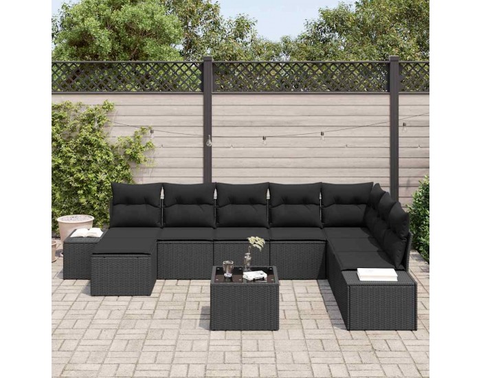 Sonata H Градински Софа Комплект 9 pcs 319 x 209 x 85 см Полиратан