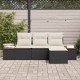 Sonata H с възглавница Регулирума 4 pcs Черно 239 x 117 x 37 см