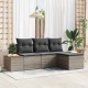 Sonata H с възглавница Регулирума 4 pcs Сив 239 x 117 x 37 см