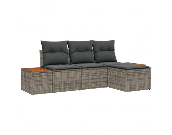 Sonata H с възглавница Регулирума 4 pcs Сив 239 x 117 x 37 см