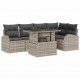 Sonata H Градински Софа Комплект 6 pcs Светлосиво 100 x 55 x 73 см