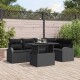 Sonata H Градински Софа Комплект 6 pcs Черно 100 x 55 x 73 см