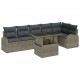 Sonata H Градински Софа Комплект 7 pcs Сив 100 x 55 x 73 см