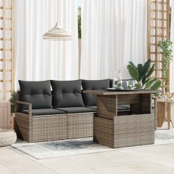 Sonata H Градински Софа Комплект 5 pcs Сив 100 x 55 x 73 см - Canapele și bănci de grădină