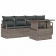 Sonata H Градински Софа Комплект 5 pcs Сив 100 x 55 x 73 см