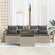 Sonata H Градински Софа Комплект 5 pcs Светлосиво 100 x 55 x 73 см