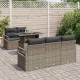 Sonata H Градински Софа Комплект 6 pcs Сив 100 х 55 х 73 см