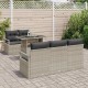 Sonata H Градински Софа Комплект 6 pcs Светлосиво 100 х 55 х 73 см