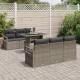 Sonata H Градински Софа Комплект 7 pcs Сив 100 x 55 x 73 см