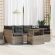 Sonata H Градински Софа Комплект 7 pcs Сив 100 x 55 x 73 см