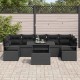 Sonata H Градински Софа Комплект 8 pcs Черно 100 x 55 x 73 см