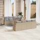 Sonata H Градински Софа Комплект с възглавница 7 pcs бежово и светлосиво