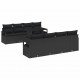 Sonata H Градински Софа Комплект 7 pcs Черно 100 x 55 x 73 см
