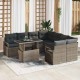 Sonata H Градински Софа Комплект 9 pcs Сив 100 x 55 x 73 см
