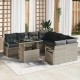 Sonata H Градински Софа Комплект 9 pcs Светлосиво 100 x 55 x 73 см