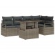 Sonata H Градински Софа Комплект 6 pcs Сив 100 x 55 x 73 см