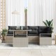 Sonata H Градински Софа Комплект 6 pcs Светлосиво 100 x 55 x 73 см