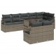 Sonata H Градински Софа Комплект 9 pcs Сив 100 x 55 x 73 см
