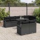 Sonata H Градински Софа Комплект 9 pcs Черно 100 x 55 x 73 см