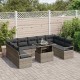 Sonata H Градински Софа Комплект 10 pcs Сив 100 x 55 x 73 см