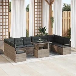 Sonata H Градински Софа Комплект 11 pcs Сив 100 x 55 x 73 см - Canapele și bănci de grădină